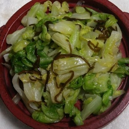 こんばんは〜家庭菜園のキャベツで作りました。外葉も美味しくいただきましたよ(*^^*)レシピありがとうございます。